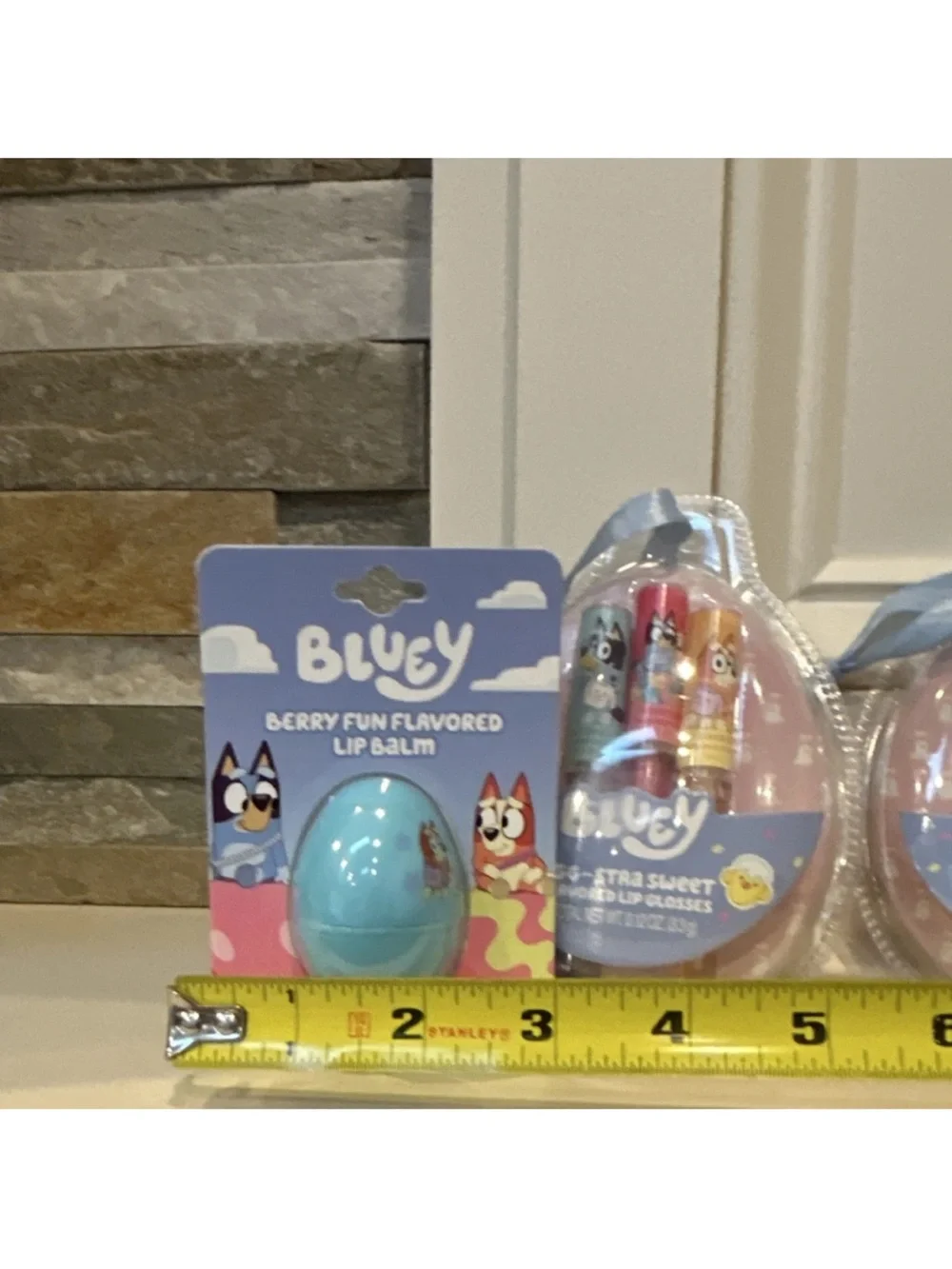 Bluey Assorted Flavors Lip Gloss & Lip Balm Sets Mixed Berry, Mango, Mint